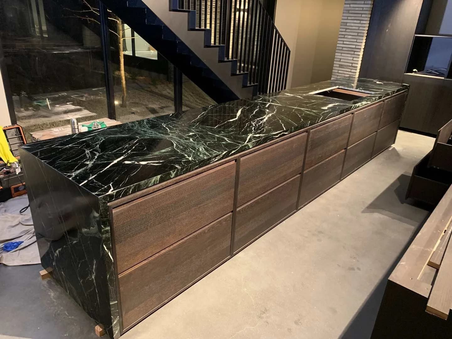 Green Marble Benchtop
